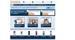 Desktop Screenshot of handyflatrate-preisvergleich.de